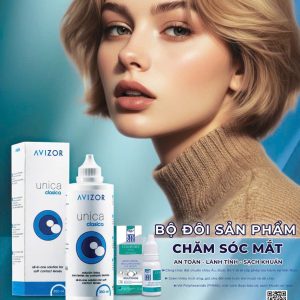 Dung dịch ngâm kính áp tròng Avizor Unica Clasica chai 120-350ml