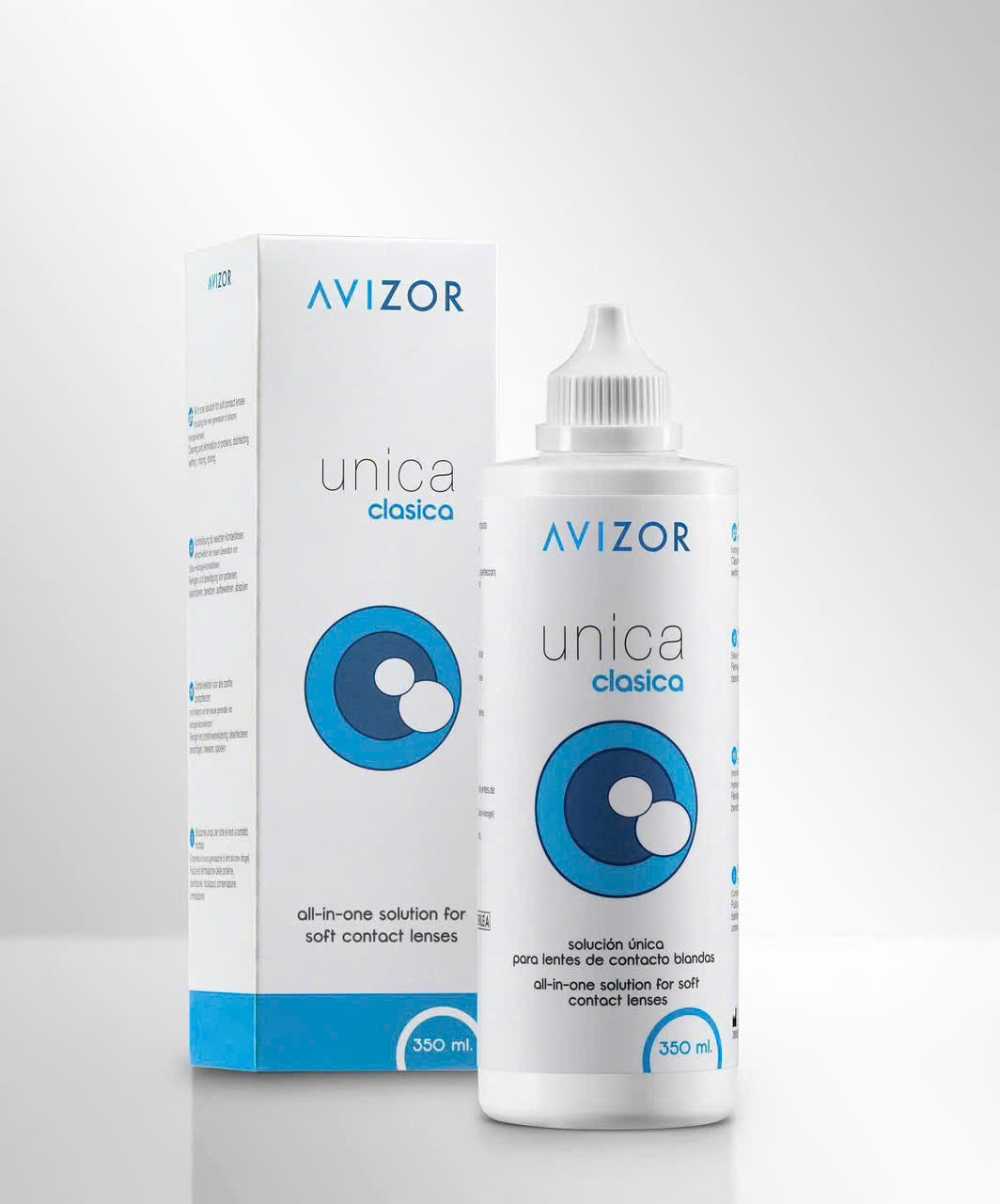 Dung dịch ngâm kính áp tròng Avizor Unica Clasica chai 120-350ml - Ảnh 3