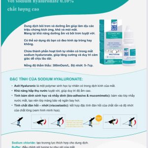 Nước nhỏ mắt Eye See Comfort 0.1% | Dưỡng ẩm cao