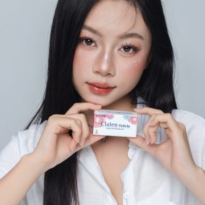 Kính áp tròng 3 tháng Clalen Vuticle Brown | Lens nâu có độ cận