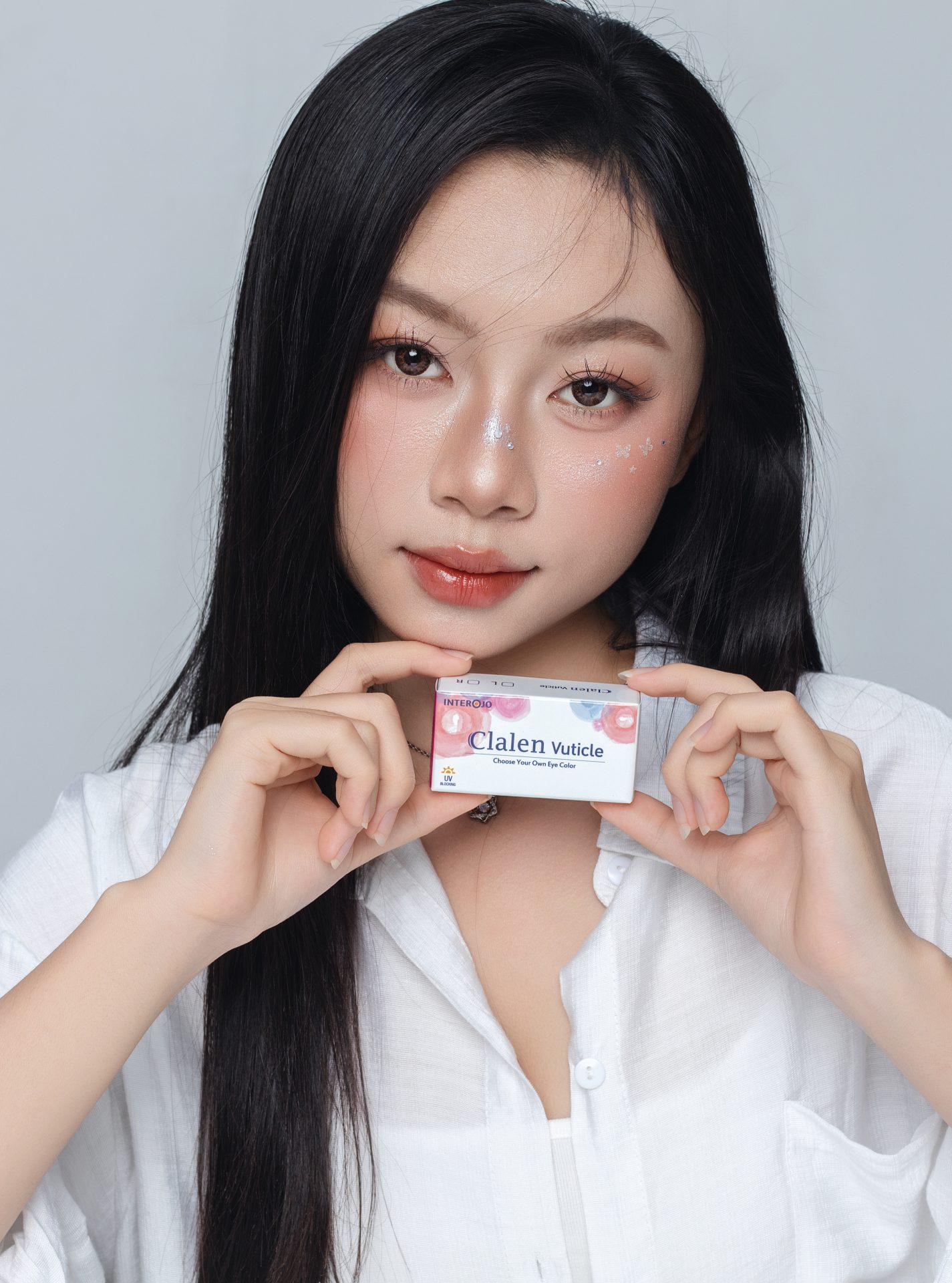 Kính áp tròng 3 tháng Clalen Vuticle Brown | Lens nâu có độ cận