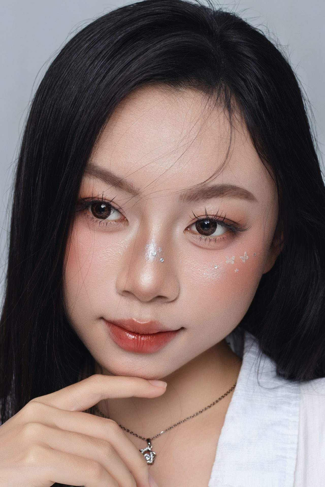 Kính áp tròng 3 tháng Clalen Vuticle Brown | Lens nâu có độ cận - Ảnh 3