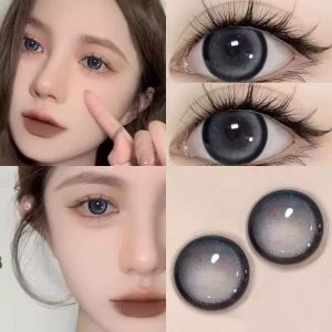 Kính áp tròng 3 tháng Clalen Vuticle Black | Lens màu đen có độ